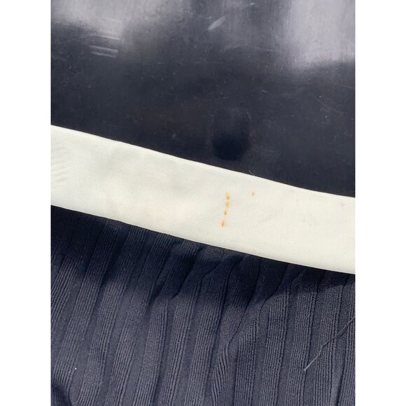 SOLID & STRIPE Women's Black Ribbed Belted V-Neck 2pc Bikini SZ S/M - Picture 7 of 11